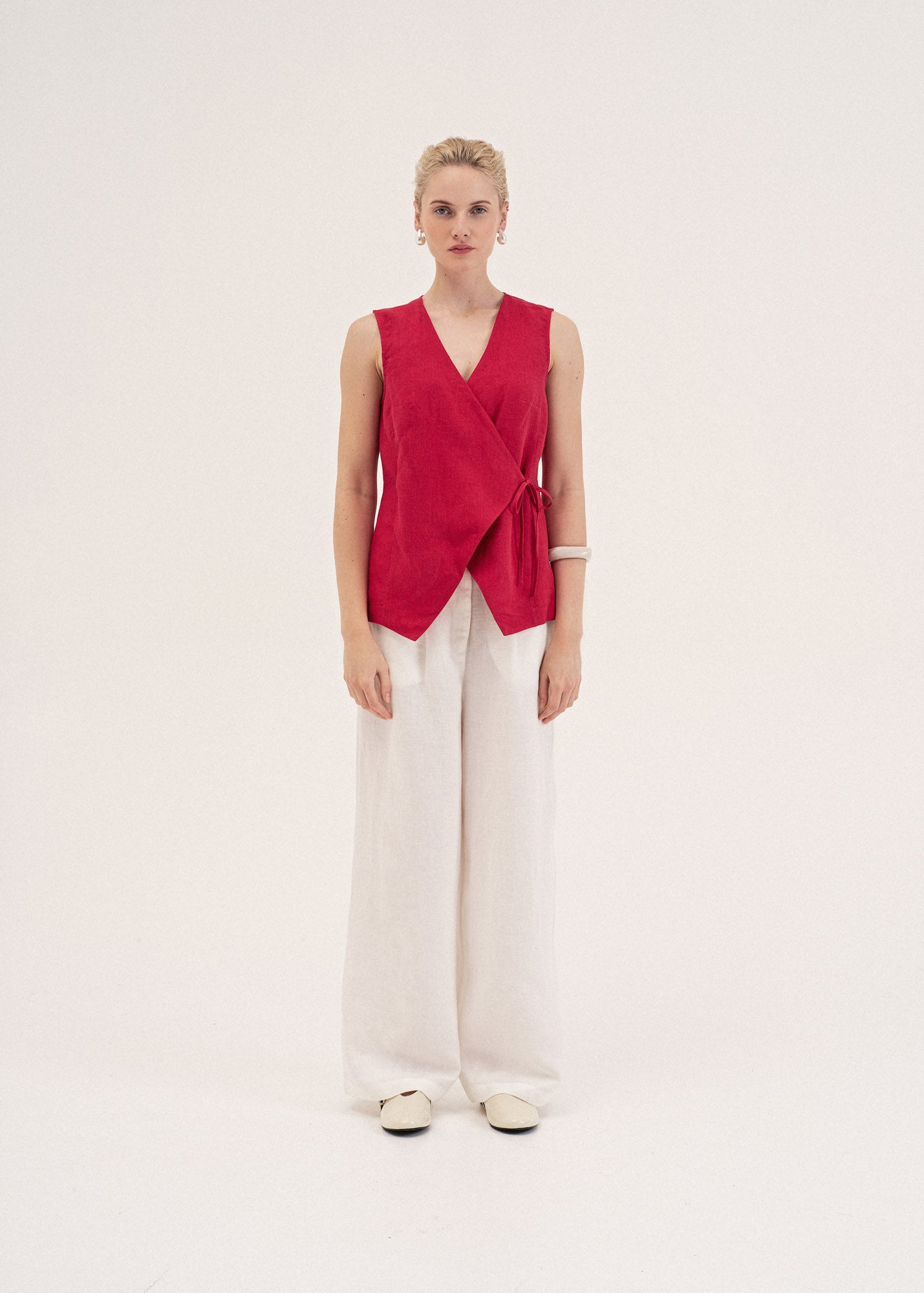 AmourLinen Linen dress Lydia classic linen pants Lydia classic linen pants