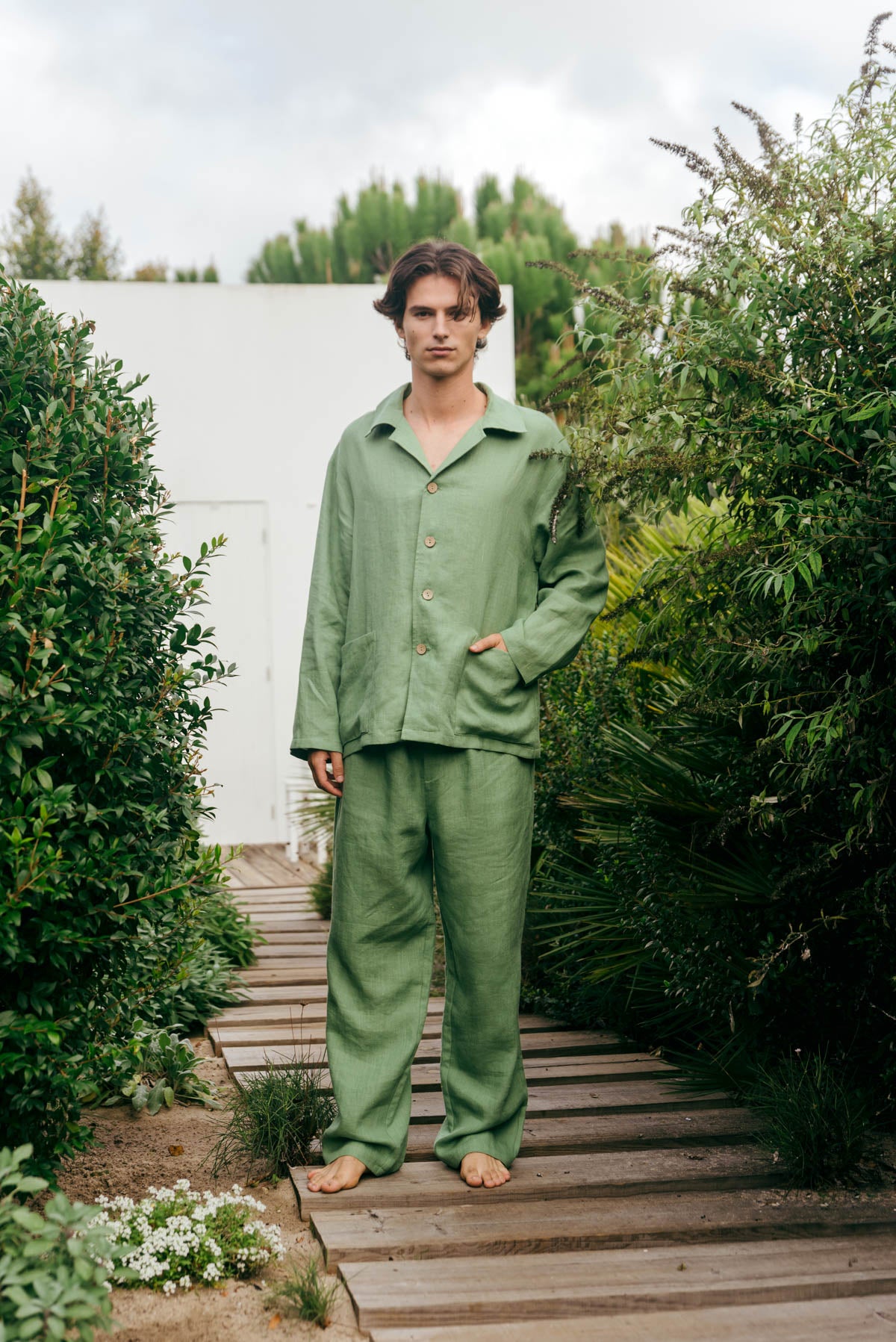 Ensemble de vêtements d'intérieur en lin OLIVER | ARCHIVES