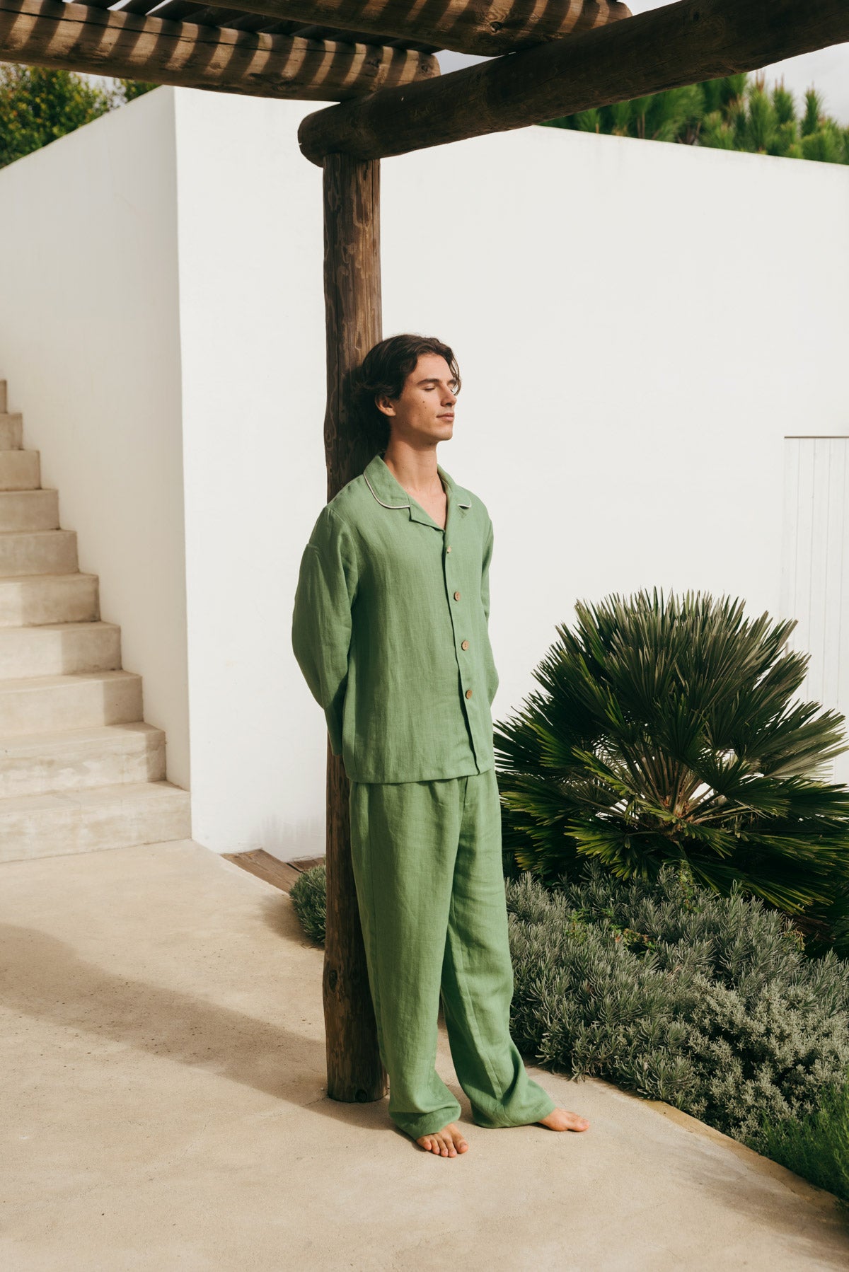 Ensemble pyjama classique en lin HARRY | ARCHIVES