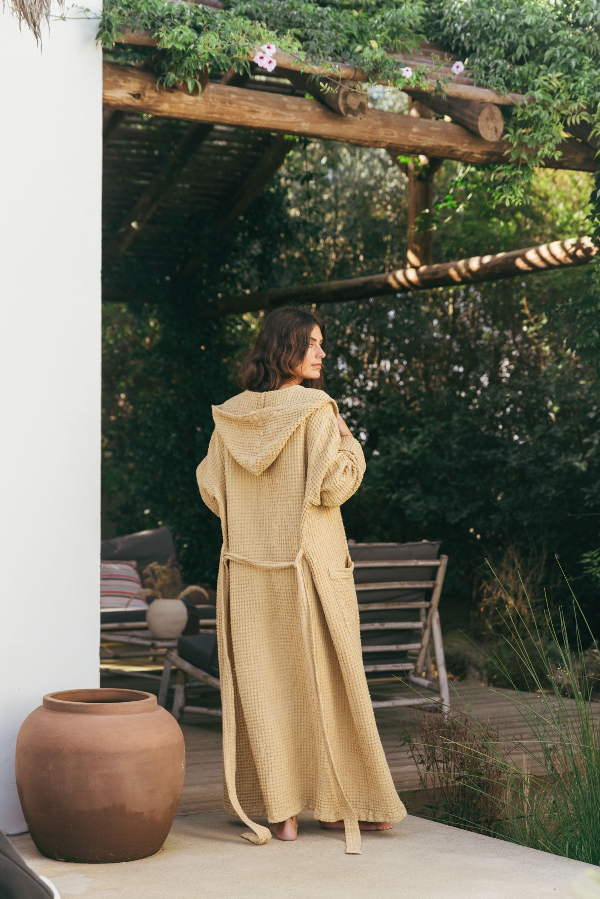 Women’s Waffle Bathrobe