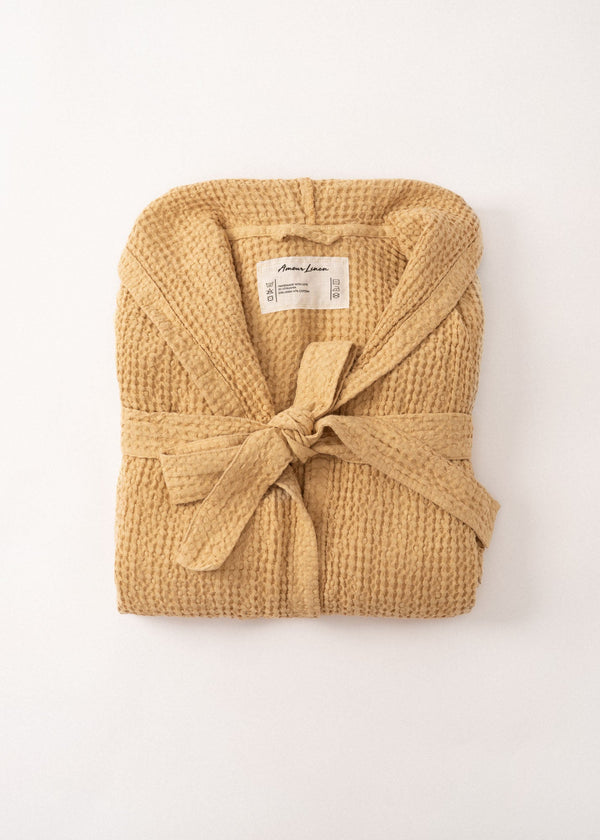 Men's Waffle Bathrobe