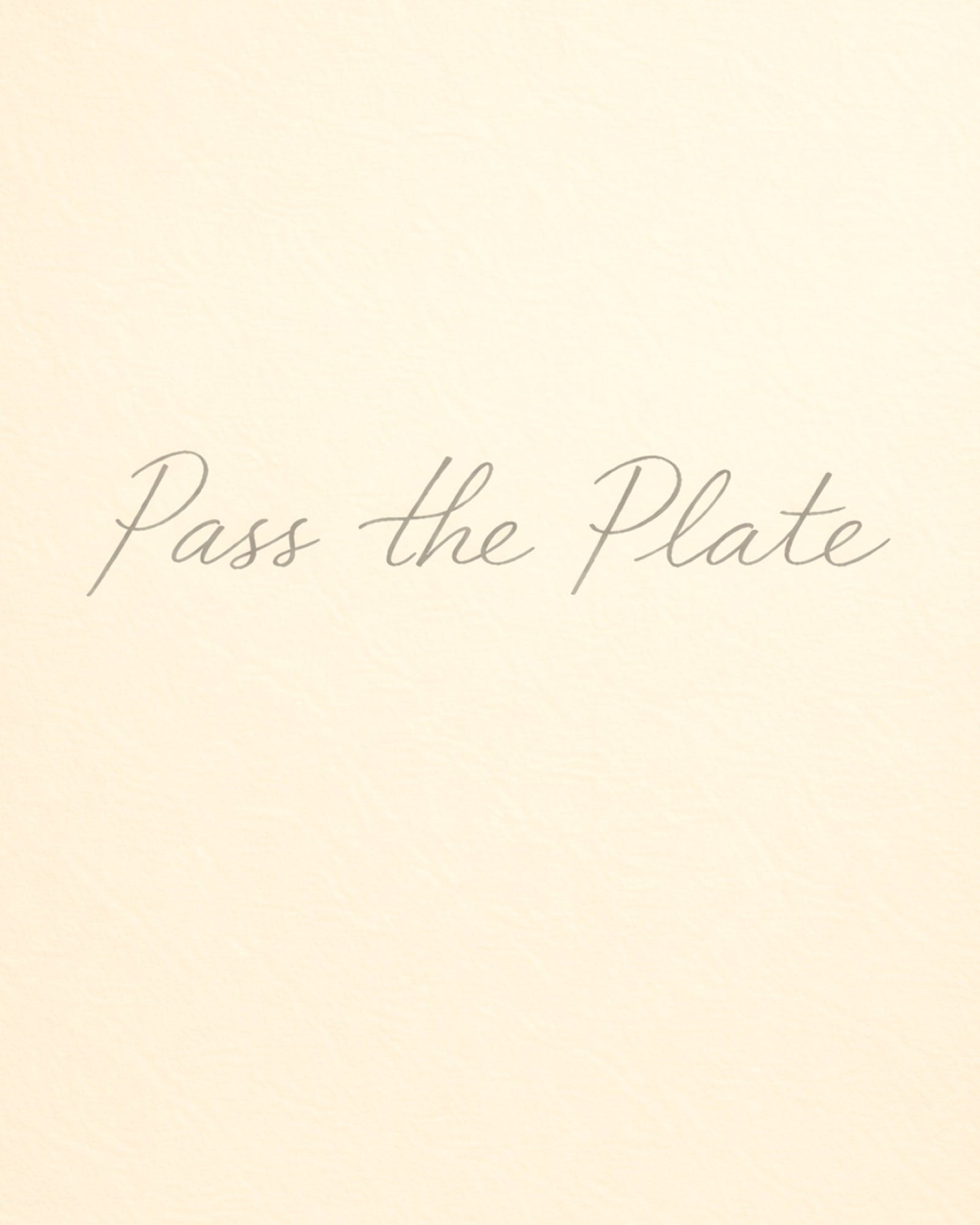 Pass the Plate ep. 1 with Shot the Shallot