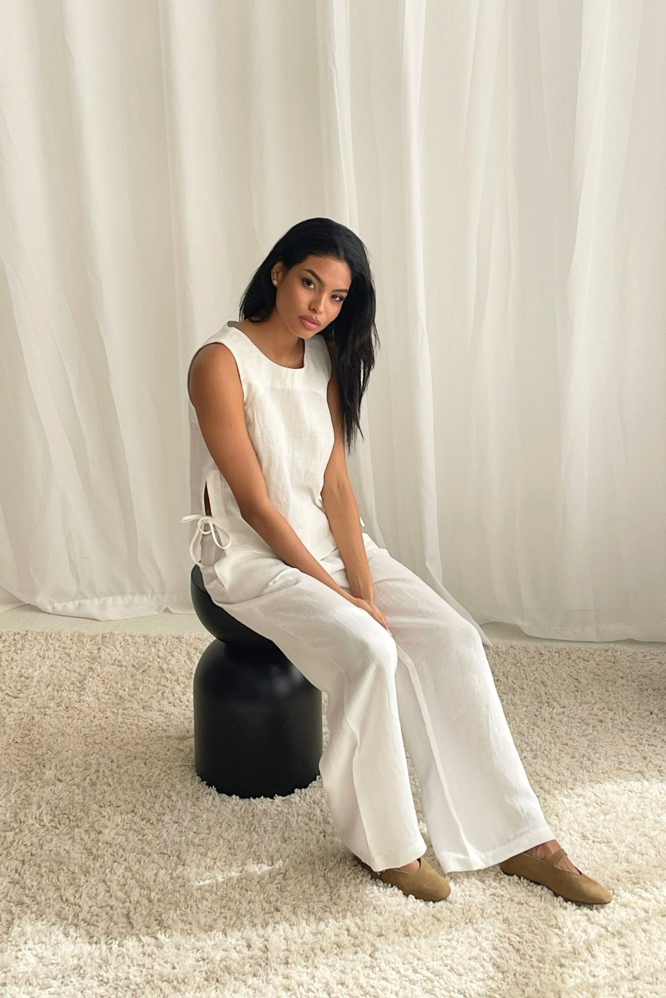 7 chic white linen party outfits