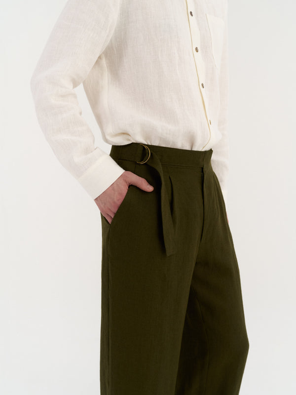 Enzo Plissierte Hose