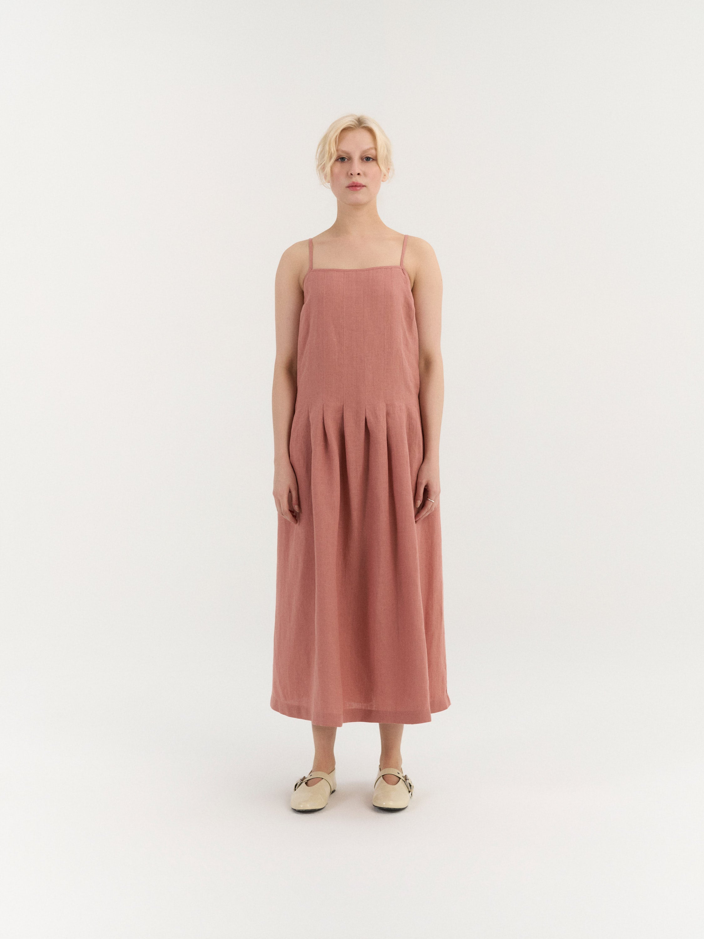 Sarah Pleated Dress