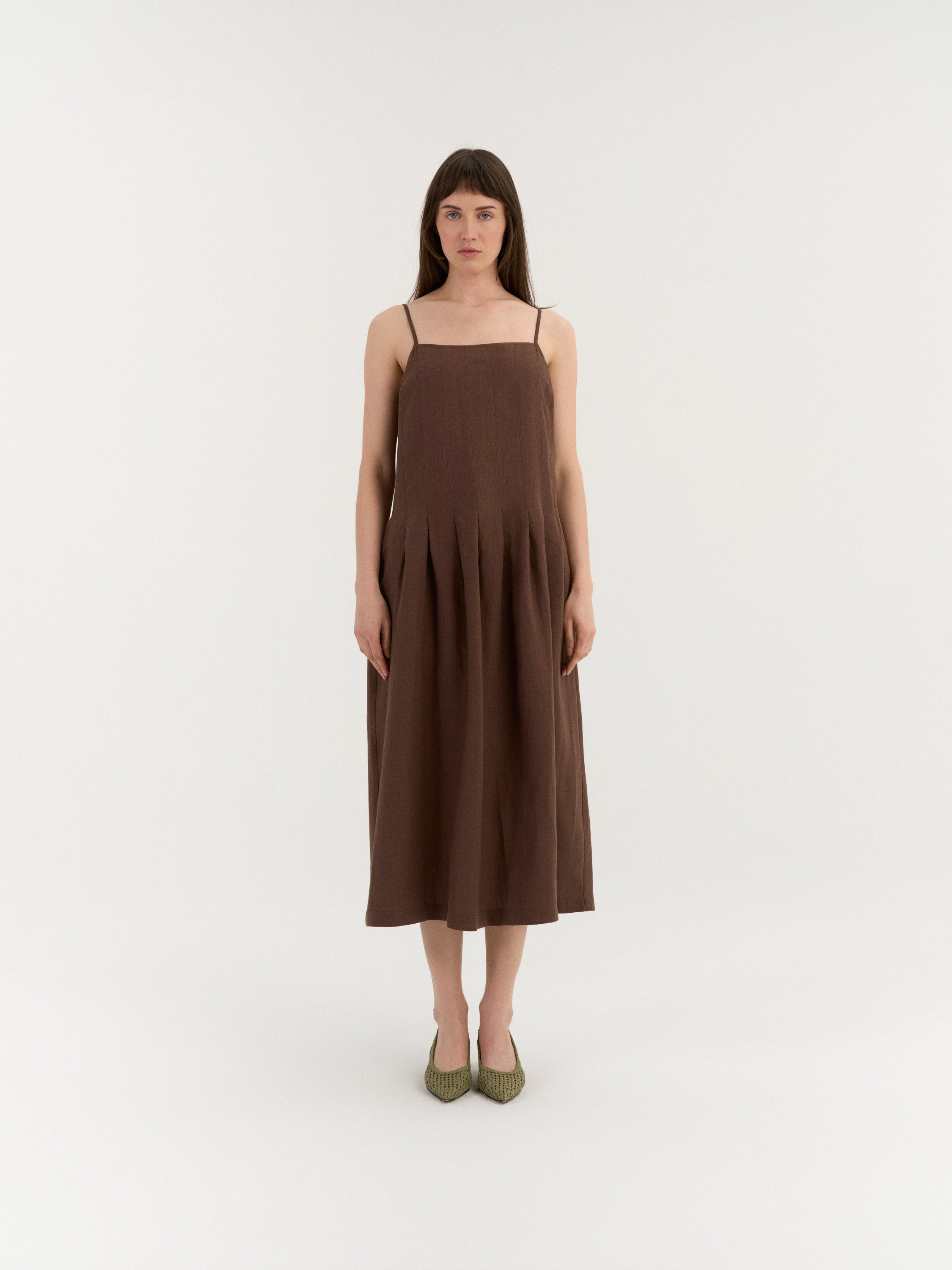Sarah Pleated Dress