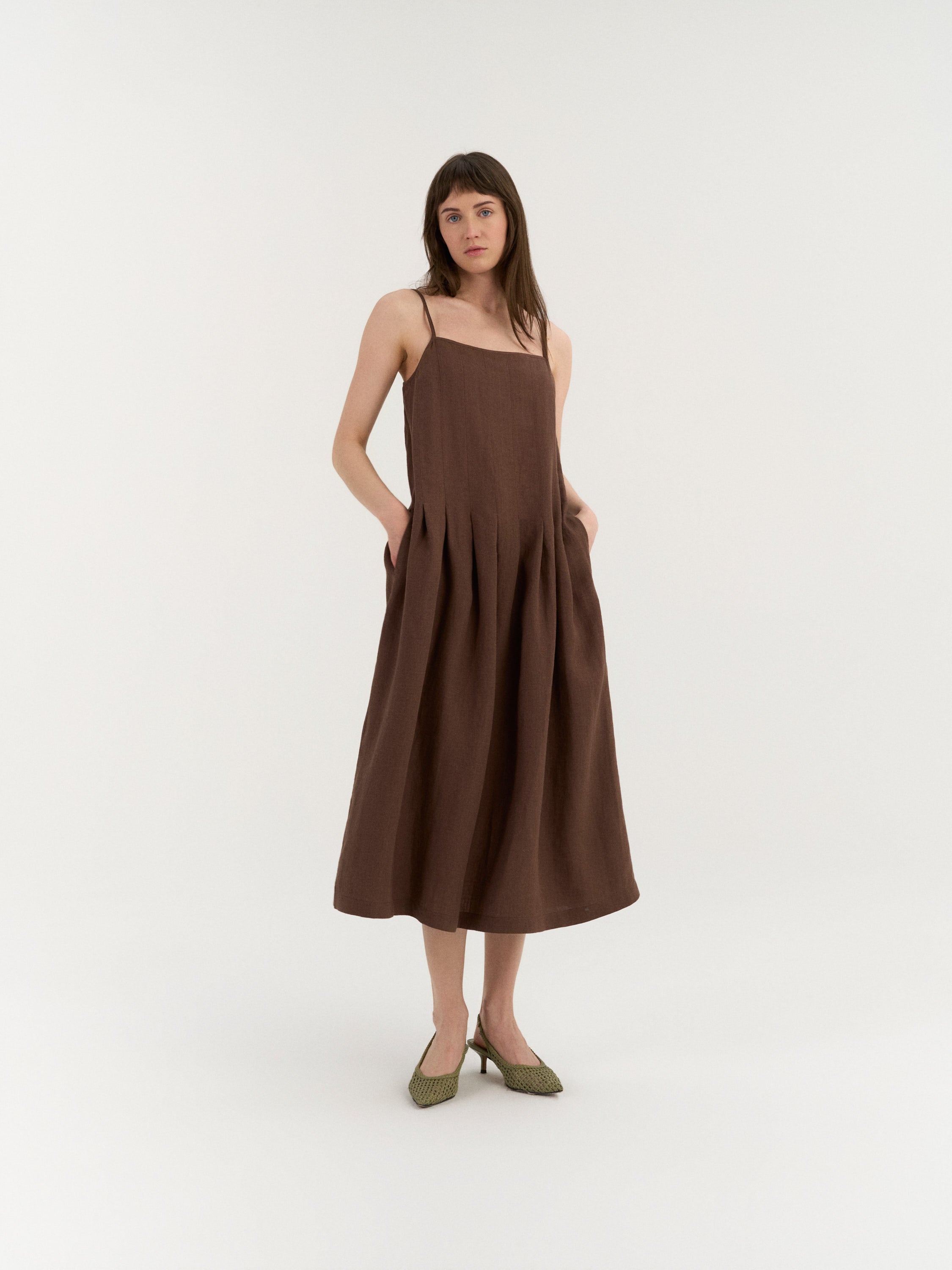 Sarah Pleated Dress