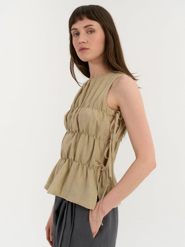 Eloise Gerafftes Top
