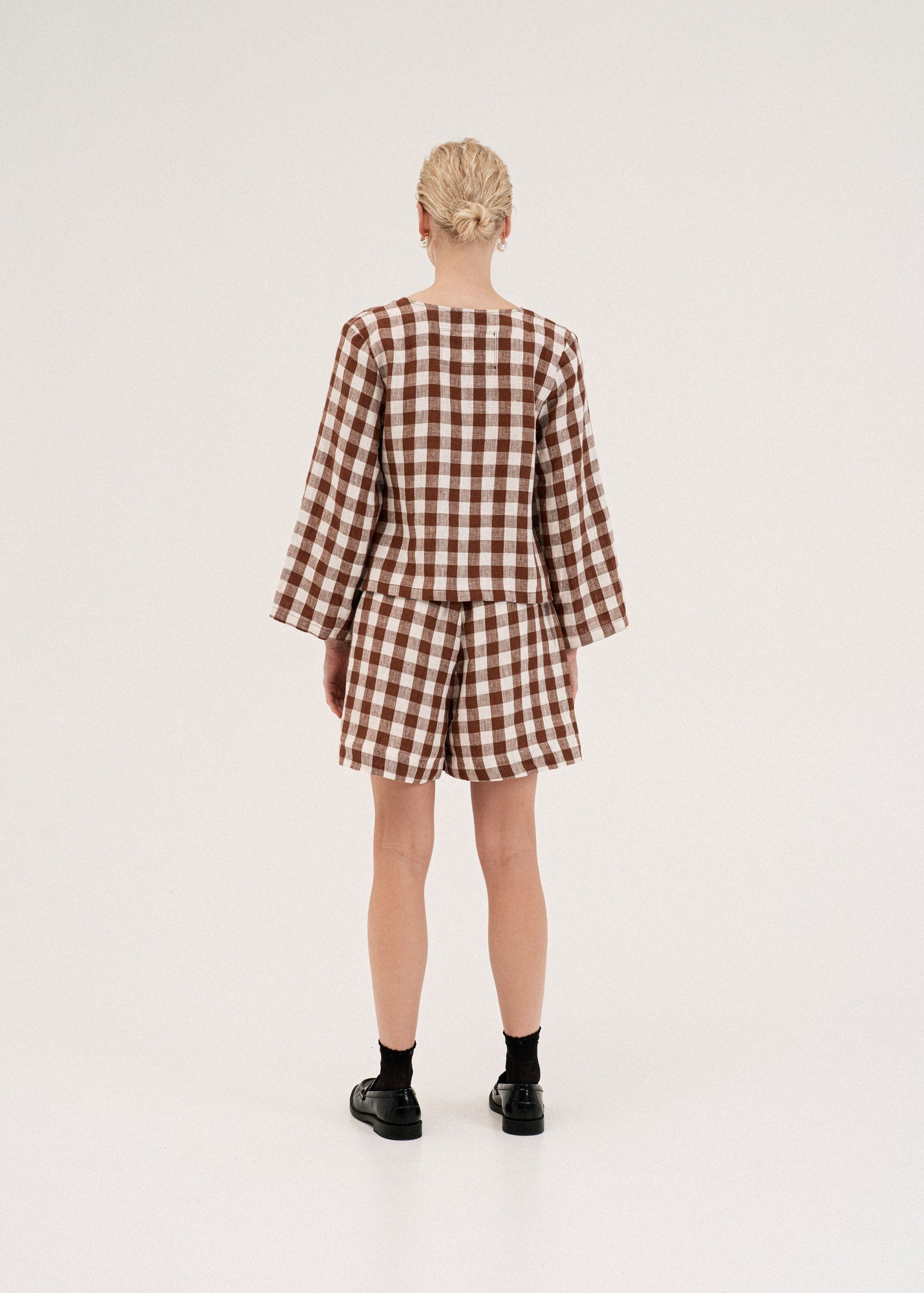 AmourLinen Linen dress Betty classic linen shorts Betty classic linen shorts