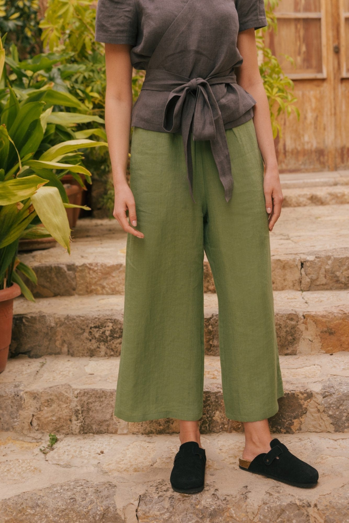 AmourLinen Linen pants Linen pants Tokyo Linen Pants For Women | AmourLinen | Wide Linen Pants