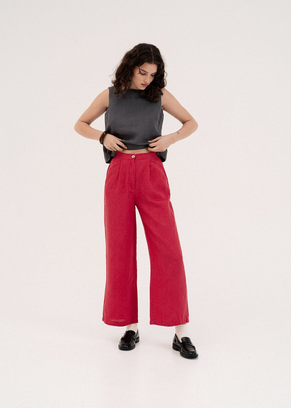 Klassische breite Hose Lydia
