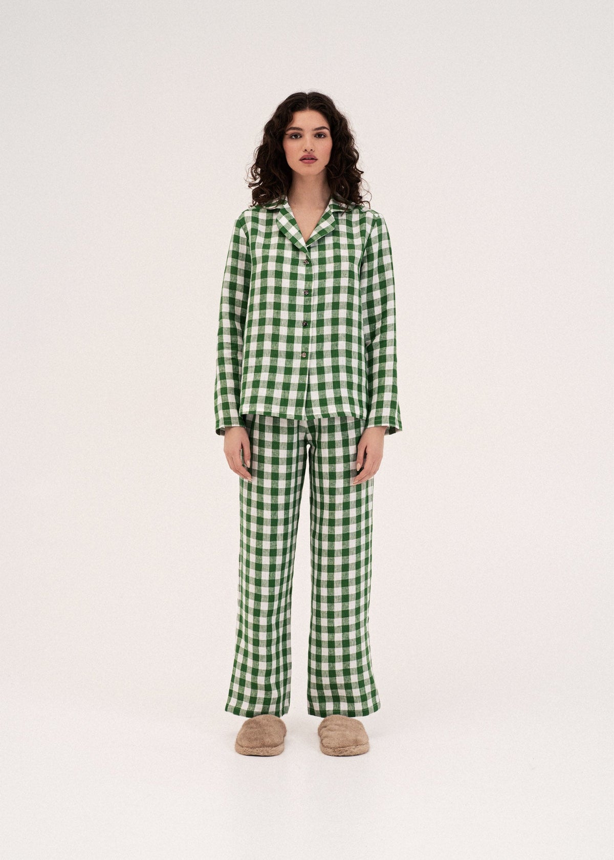Leinen-Pyjama-Set | AmourLinen
