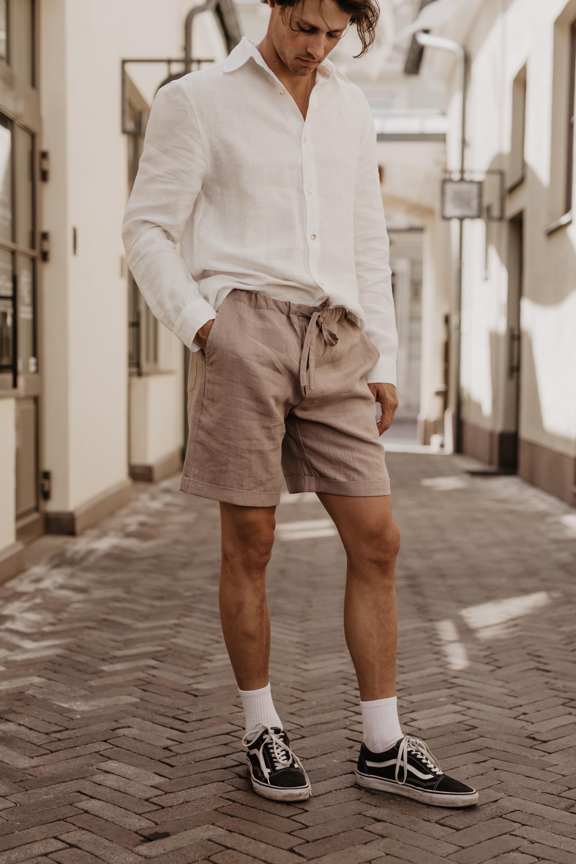 Linen shorts ARES | ARCHIVE SALE