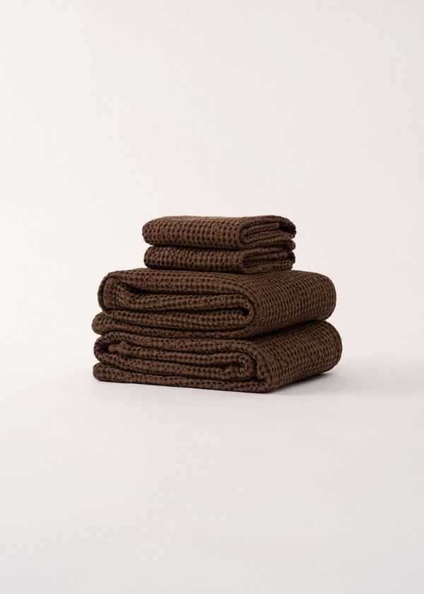 Ensemble de serviettes gaufrées