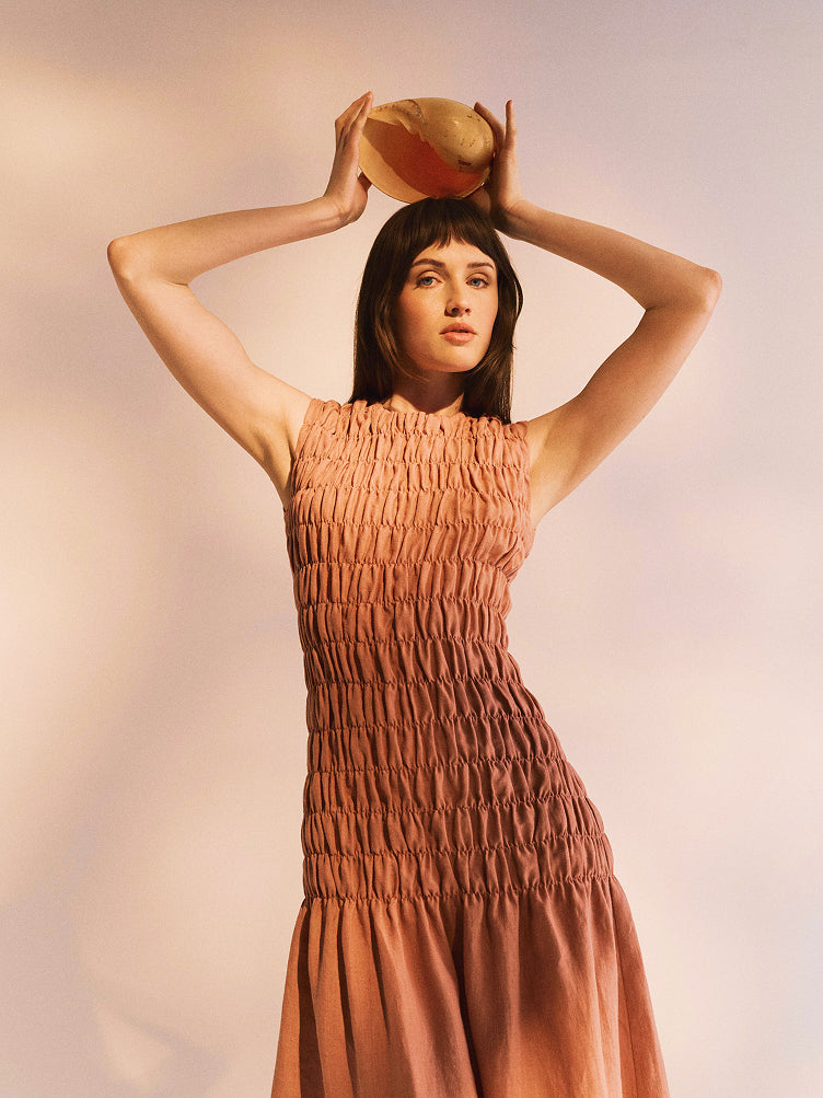 Valencia Gesmocktes Kleid