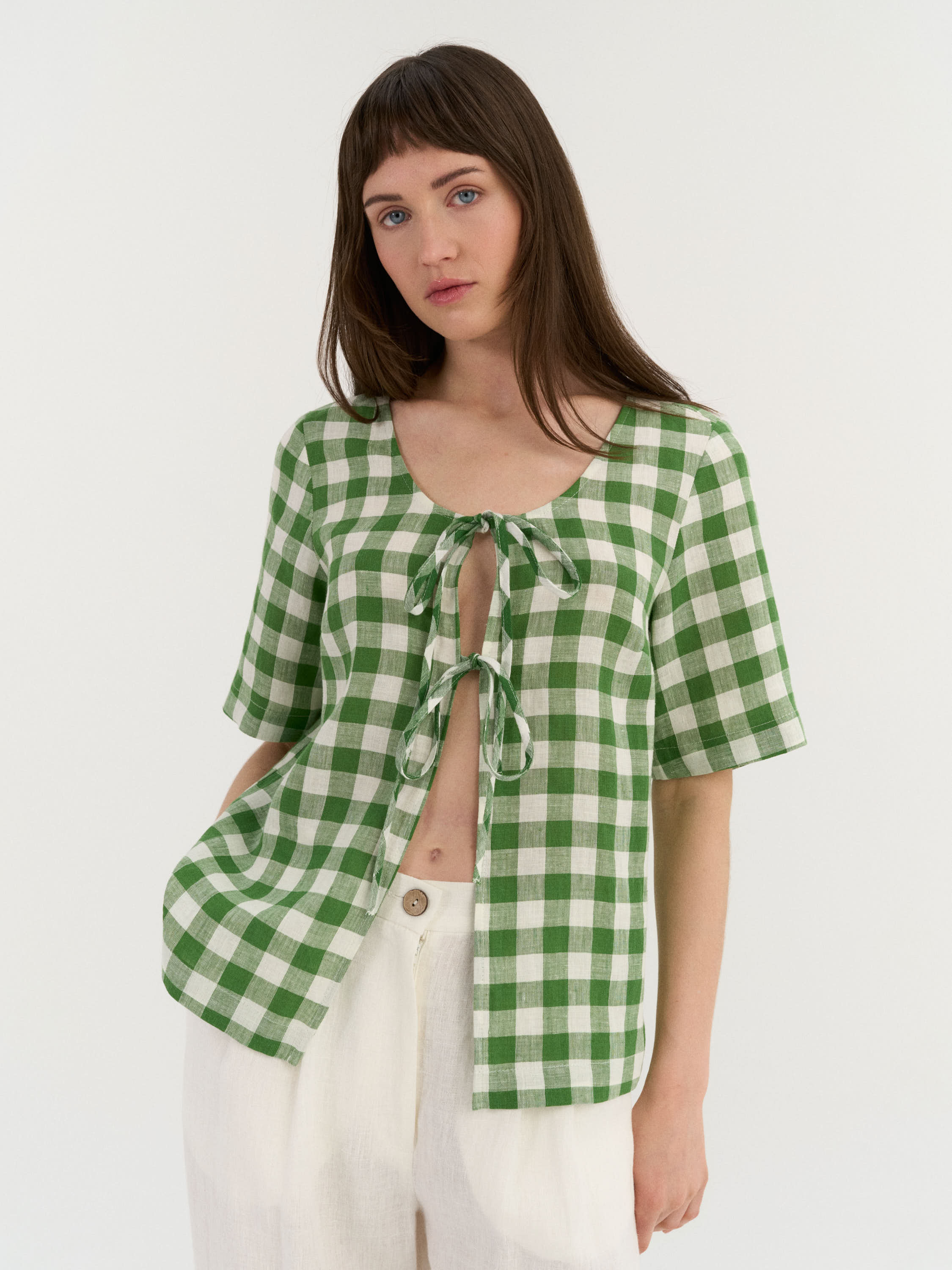 Top Maeve mit Knöpfen