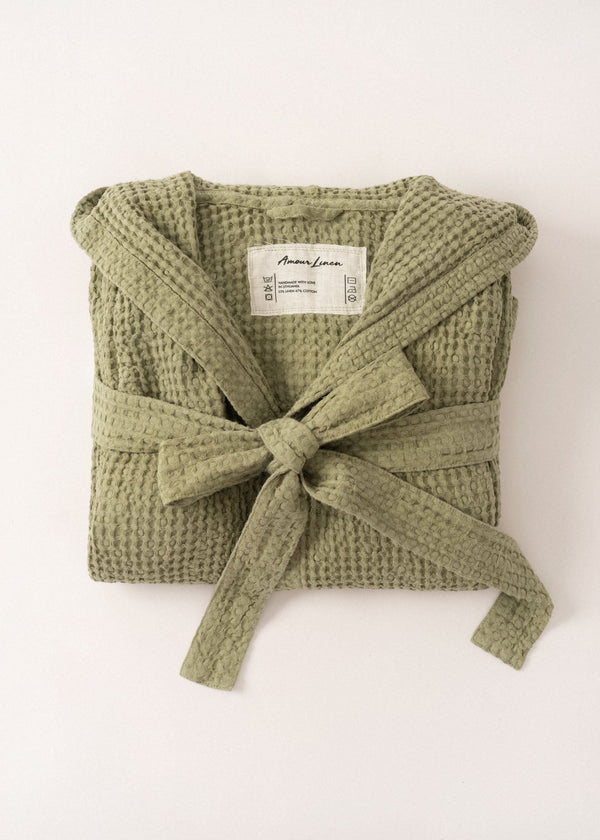 Men's Waffle Bathrobe